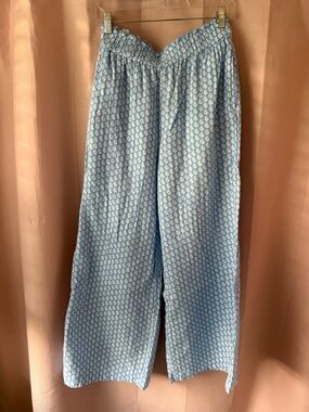 Vinyard Vines Patterned Wide Leg Gauze Pants